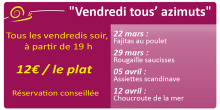 Vendredi tous'azimuts